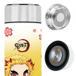 Mily Demon Slayer Chibi Rengoku Temperature Display Thermal Bottle
