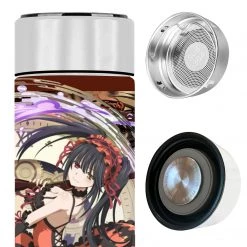 Mily Lifestyle Date A Live Kurumi Temperature Display Thermal Bottle