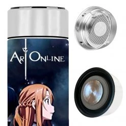 Mily Lifestyle Sword Art Online Kirito And Asuna Temperature Display Thermal Bottle