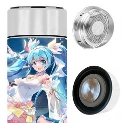 Mily Lifestyle Vocaloid Hatsune Miku Underwater Temperature Display Thermal Bottle