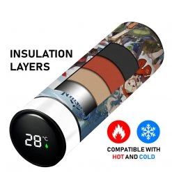 Mily Genshin Impact Characters Temperature Display Thermal Bottle
