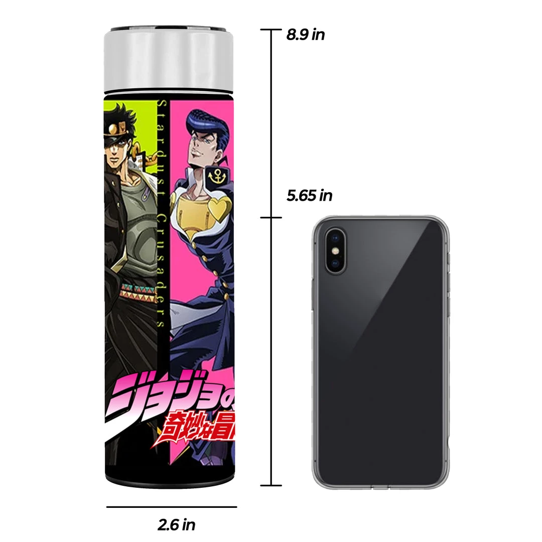 Mily JoJos Bizarre Adventure Temperature Display Thermal Bottle Lifestyle 4 Mily JoJos Bizarre Adventure Temperature Display Thermal Bottle Lifestyle