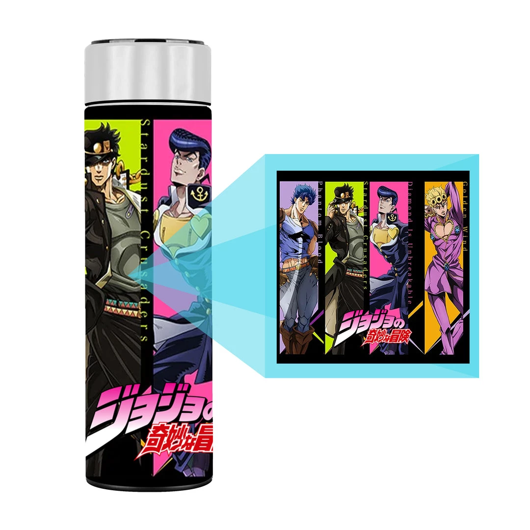 Mily JoJos Bizarre Adventure Temperature Display Thermal Bottle Lifestyle 5 Mily JoJos Bizarre Adventure Temperature Display Thermal Bottle Lifestyle