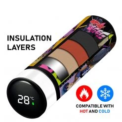 Mily JoJos Bizarre Adventure Temperature Display Thermal Bottle Lifestyle 11 Mily JoJos Bizarre Adventure Temperature Display Thermal Bottle Lifestyle