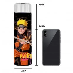 Mily Lifestyle Naruto Shippuden Naruto And Sasuke Temperature Display Thermal Bottle
