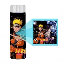 Mily Lifestyle Naruto Shippuden Naruto And Sasuke Temperature Display Thermal Bottle