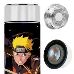 Mily Lifestyle Naruto Shippuden Naruto And Sasuke Temperature Display Thermal Bottle
