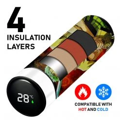 Mily Lifestyle One Piece Zoro Temperature Display Thermal Bottle