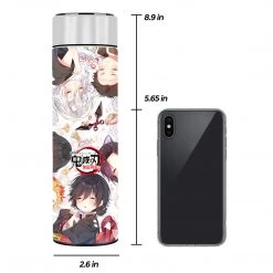 Mily Demon Slayer Chibi Hashira Sleeping Temperature Display Thermal Bottle Lifestyle