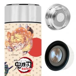 Mily Demon Slayer Chibi Blossoms Temperature Display Thermal Bottle Lifestyle