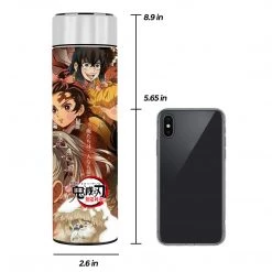 Mily Demon Slayer Demon Mansion Temperature Display Thermal Bottle