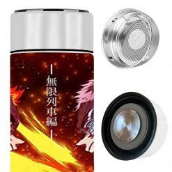 Mily Demon Slayer Mugen Train Temperature Display Thermal Bottle