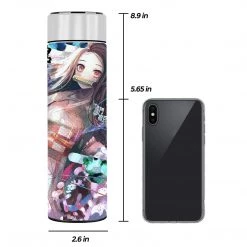 Mily Lifestyle Demon Slayer Nezuko And Zenitsu Temperature Display Thermal Bottle