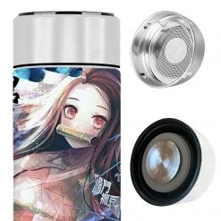 Mily Lifestyle Demon Slayer Nezuko And Zenitsu Temperature Display Thermal Bottle