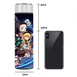 Mily Demon Slayer Characters Water Style Temperature Display Thermal Bottle