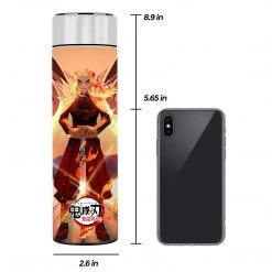 Mily Lifestyle Demon Slayer Rengoku Flame Temperature Display Thermal Bottle