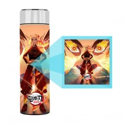 Mily Lifestyle Demon Slayer Rengoku Flame Temperature Display Thermal Bottle