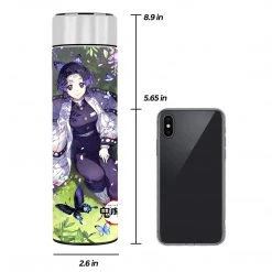 Mily Lifestyle Demon Slayer Shinobu And Mitsuri Temperature Display Thermal Bottle