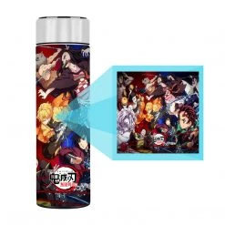 Demon Slayers Vs Spider Family Temperature Display Thermal Bottle