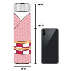 Mily Demon Slayer Nezuko Kimono Temperature Display Thermal Bottle Lifestyle