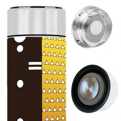 Mily Demon Slayer Zenitsu Haori Temperature Display Thermal Bottle Lifestyle