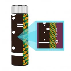 Mily Demon Slayer Giyu Haori Temperature Display Thermal Bottle