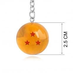 Mily Dragon Ball Keychain - 3 Star Accessories