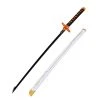 Mily 32-in Demon Slayer Shinobu Nichirin Blade Wooden Cosplay Weapon Accessories 1 Mily 32-in Demon Slayer Shinobu Nichirin Blade Wooden Cosplay Weapon Accessories