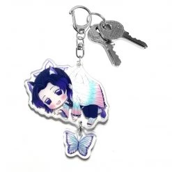 Mily Accessories Demon Slayer Shinobu Acrylic Dangle Keychain