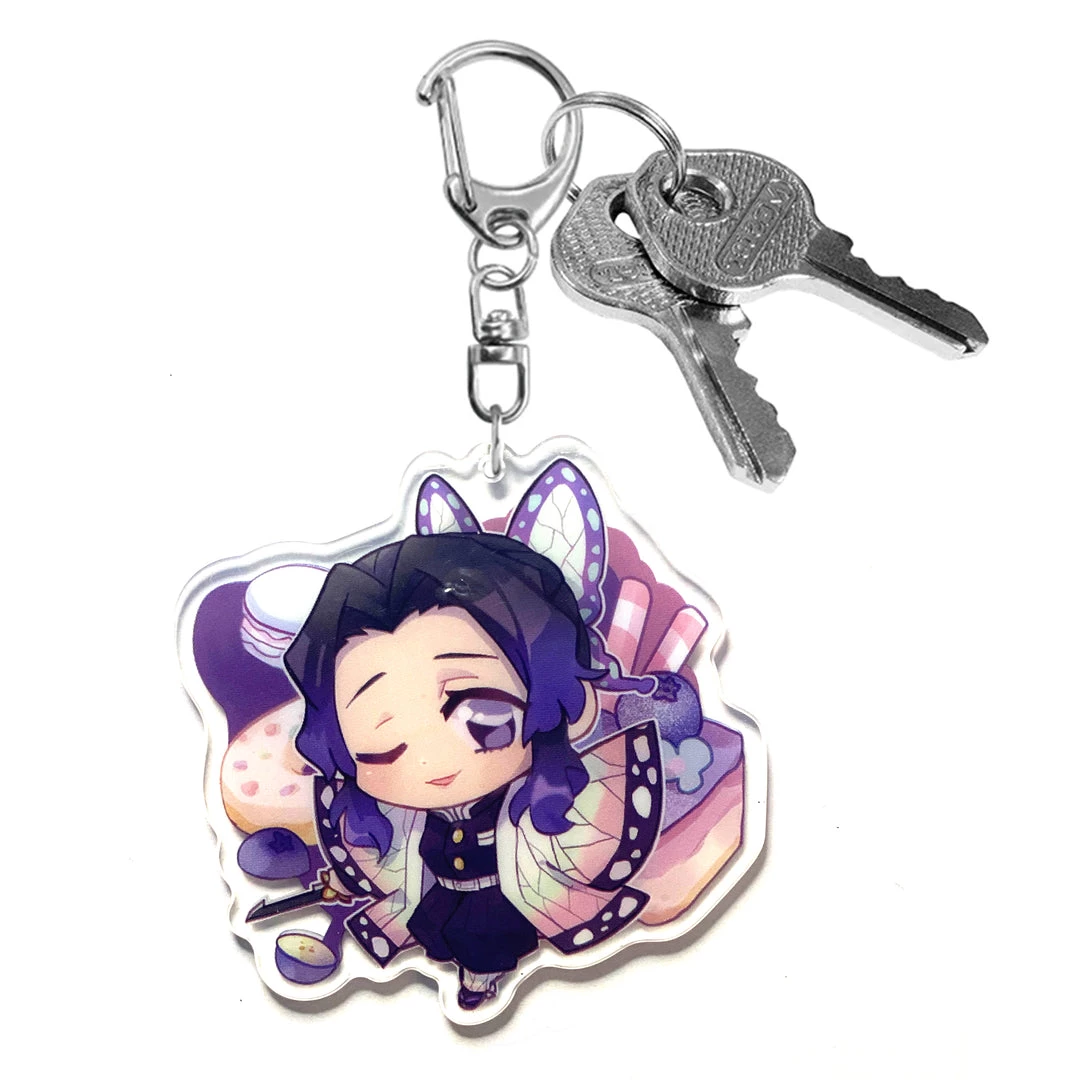 Mily Accessories Demon Slayer Shinobu Chibi Acrylic Keychain 5 Mily Accessories Demon Slayer Shinobu Chibi Acrylic Keychain