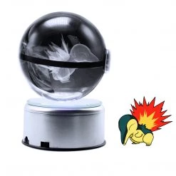 Mily Pokemon Cyndaquil LED Crystal Ball