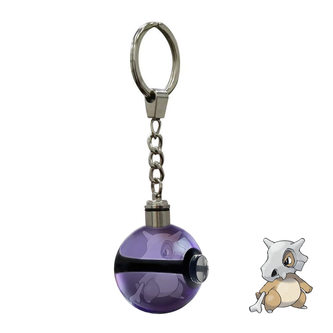 Mily Pokemon Cubone Crystal Ball Keychain 3 Mily Pokemon Cubone Crystal Ball Keychain