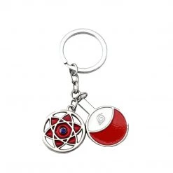 Mily Naruto Mangekyo Sharingan Metal Keychain Accessories