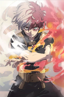 Mily Home Décor My Hero Academia Shoto Todoroki Ice And Fire 23 X 36 Inch Wall Scroll Poster 3 Mily Home Décor My Hero Academia Shoto Todoroki Ice And Fire 23 X 36 Inch Wall Scroll Poster