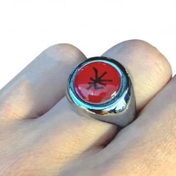 Mily Naruto Akatsuki Ring: Itachi Red Accessories