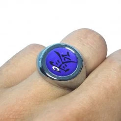 Mily Naruto Akatsuki Ring: Pain/Nagato Purple Grey 9 Mily Naruto Akatsuki Ring: Pain/Nagato Purple Grey