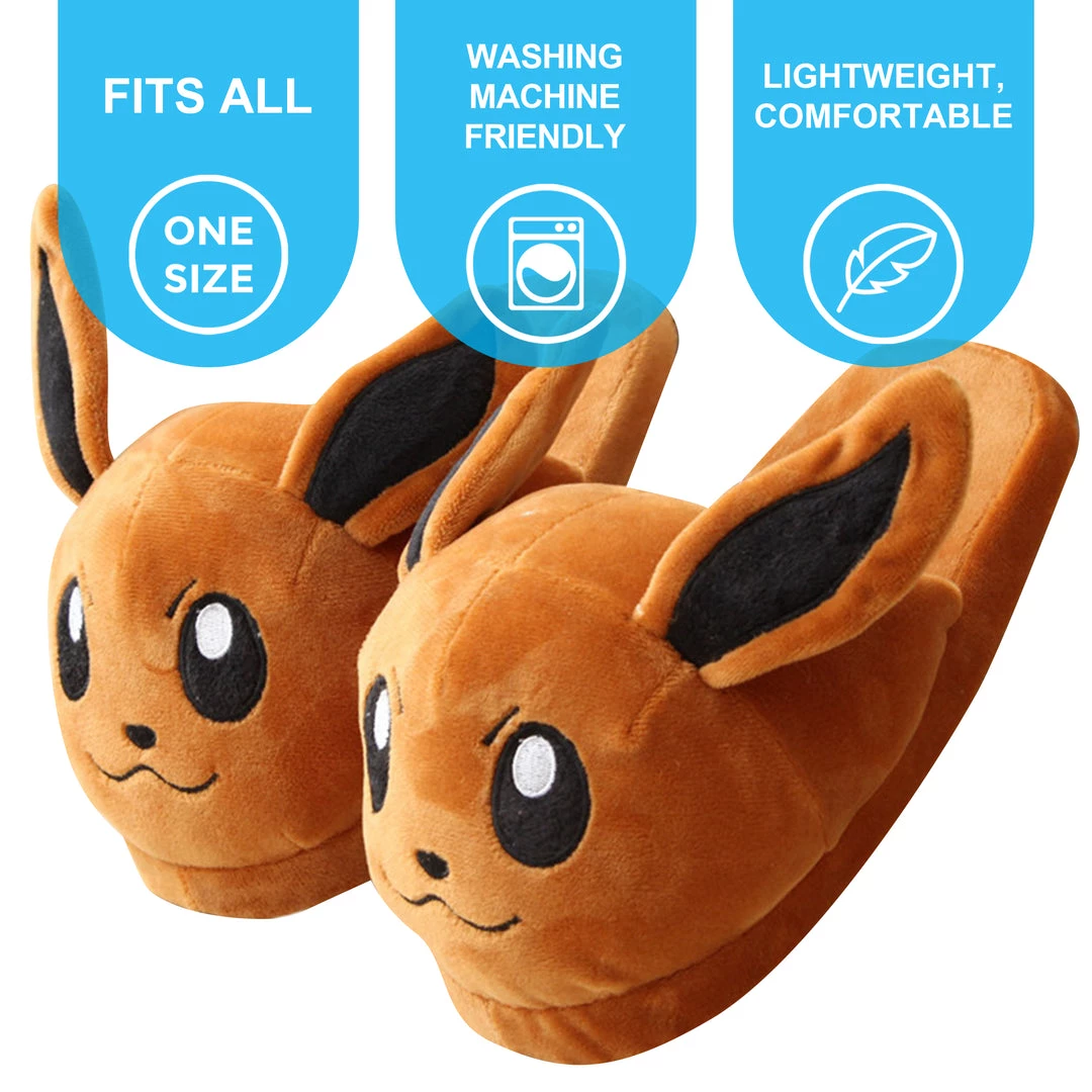 Mily Apparel Pokémon Eevee Slippers 4 Mily Apparel Pokémon Eevee Slippers