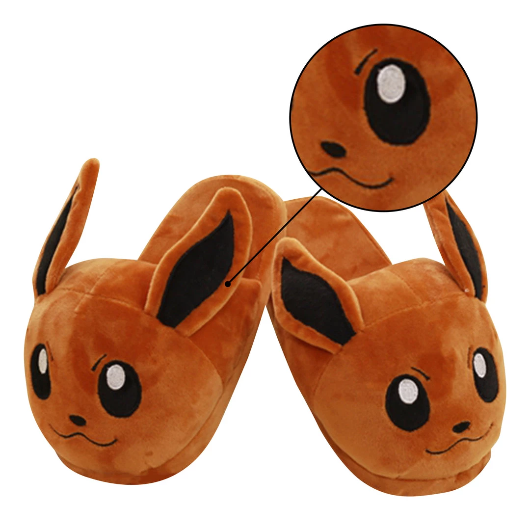 Mily Apparel Pokémon Eevee Slippers 5 Mily Apparel Pokémon Eevee Slippers
