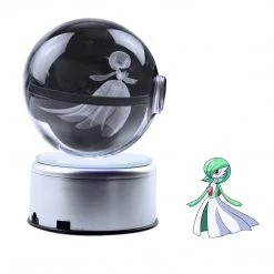 Mily Pokemon Gardevoir LED Crystal Ball Figures
