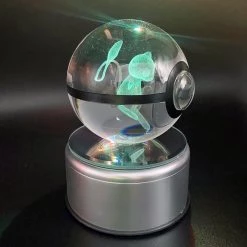 Mily Figures Pokemon Mew LED Crystal Ball