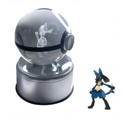 Mily Pokemon Crystal Ball - Lucario Figures