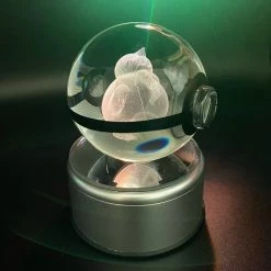 Mily Pokemon Snorlax LED Crystal Ball Figures 13 Mily Pokemon Snorlax LED Crystal Ball Figures