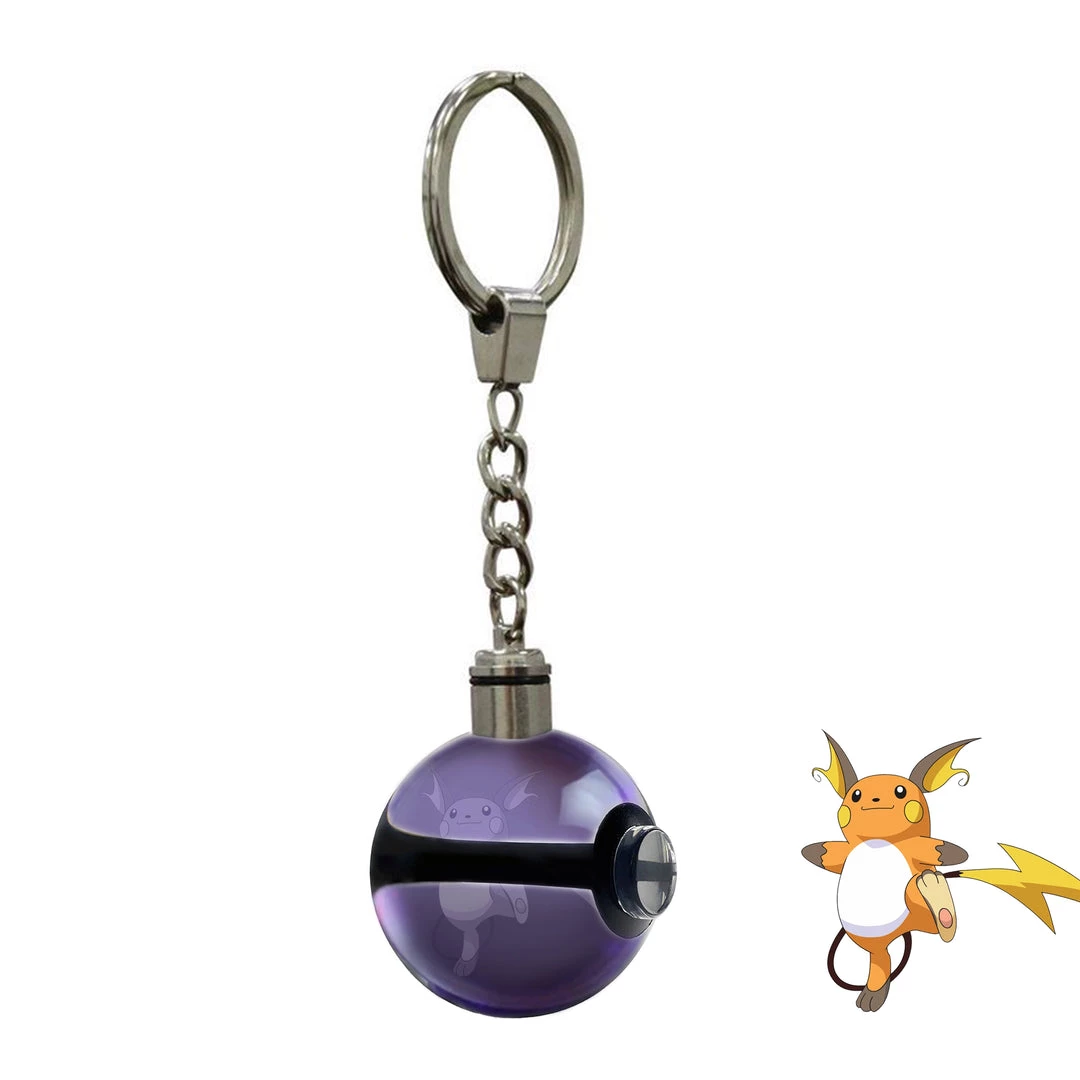 Mily Accessories Pokemon Raichu Crystal Ball Keychain 3 Mily Accessories Pokemon Raichu Crystal Ball Keychain