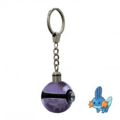 Mily Accessories Pokemon Mudkip Crystal Ball Keychain