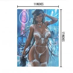 Mily Pokemon Nessa Night Out "11 X 17" Aluminum Art Print 8 Mily Pokemon Nessa Night Out