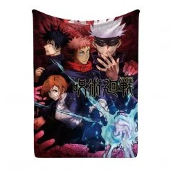 Mily Jujutsu Kaisen Anime Promo Throw Blanket