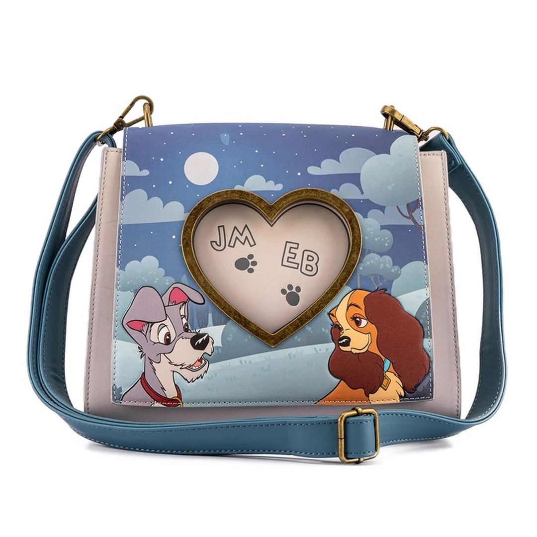 Accessories Disney Lady And The Tramp Wet Cement Loungefly Crossbody Bag 3 Accessories Disney Lady And The Tramp Wet Cement Loungefly Crossbody Bag