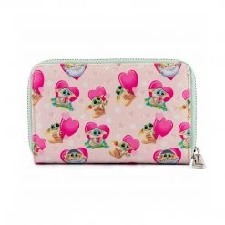 Accessories Loungefly Star Wars Mandalorian Grogu Valentines Ziparound Wallet