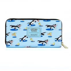 Accessories Loungefly Looney Tunes Tweety & Sylvester AOP Ziparound Wallet