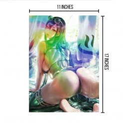 Mily Lifestyle My Hero Academia Tsuyu Asui "11 X 17" Metallic Glossy Art Print